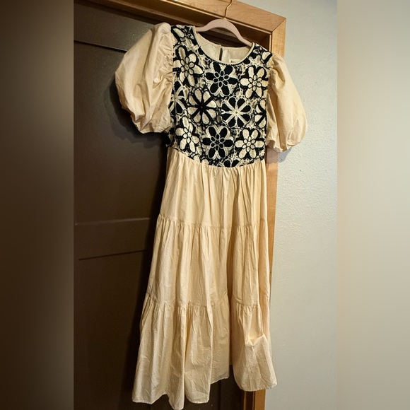 &merci Crochet Midi Dress - Picture 7 of 11